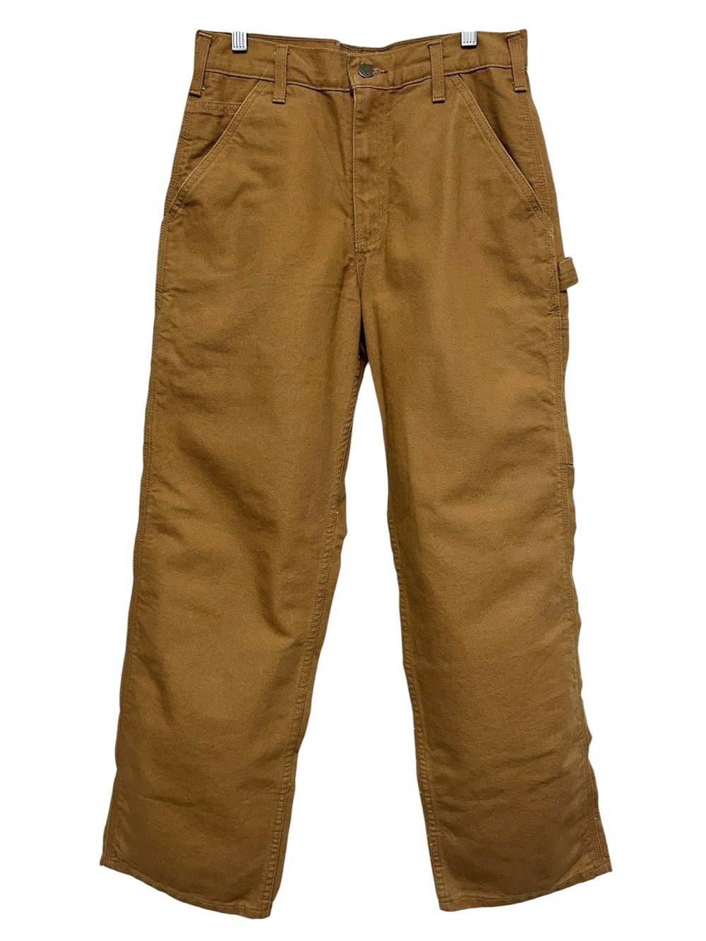 Carhartt Men’s Loose Straight Washed Duck Dungaree Work Pants Brown Size 29 x 30 - Picture 4 of 10